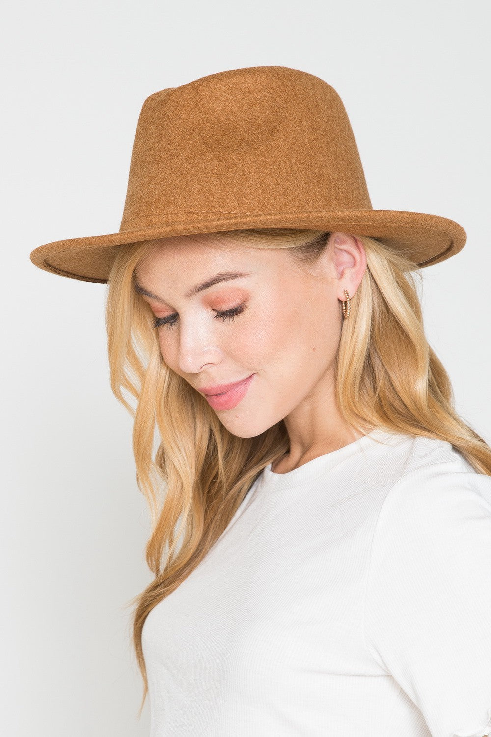 VINTAGE WOOL BLEND FEDORA HAT - Image 5