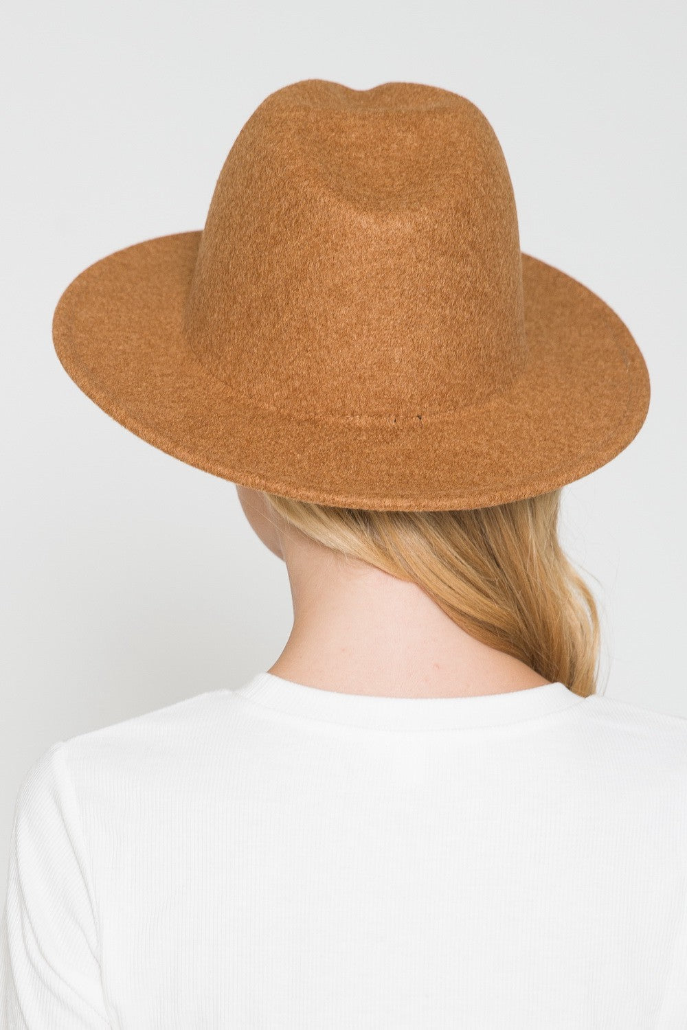 VINTAGE WOOL BLEND FEDORA HAT - Image 6