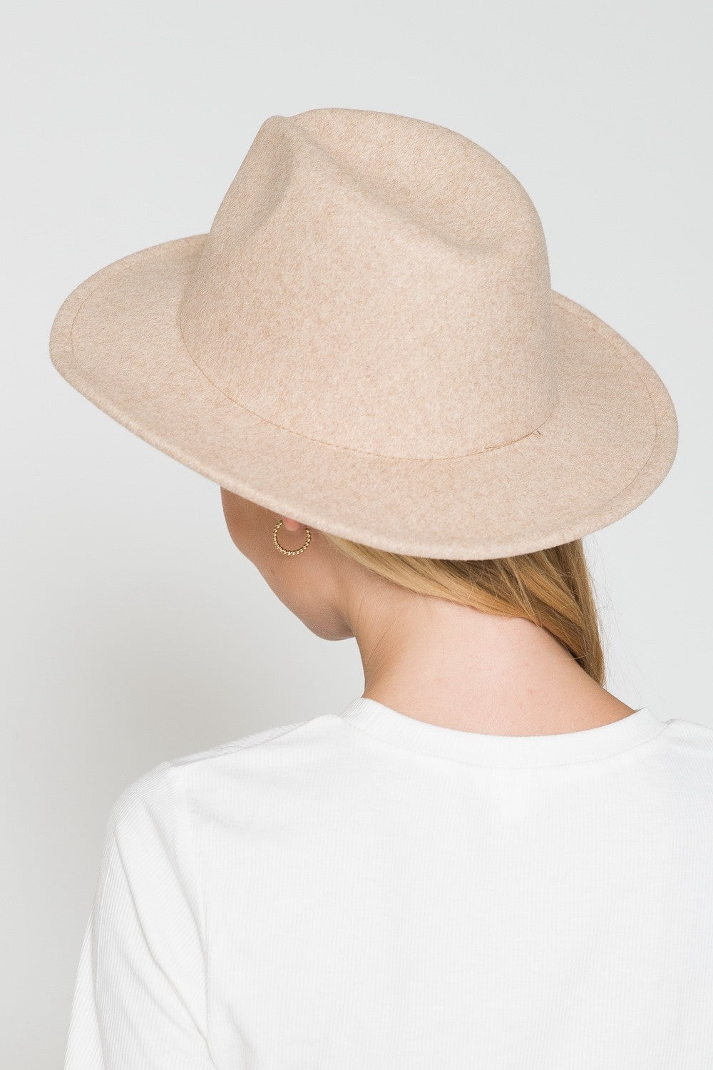 VINTAGE WOOL BLEND FEDORA HAT - Image 8