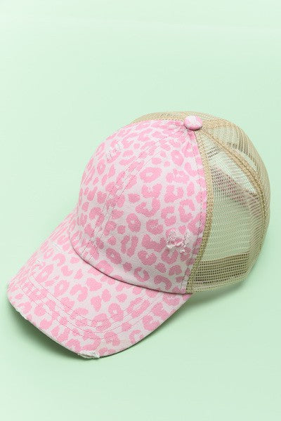 PREMIUM DISTRESS MESH BACK BASEBALL CAP - Image 8