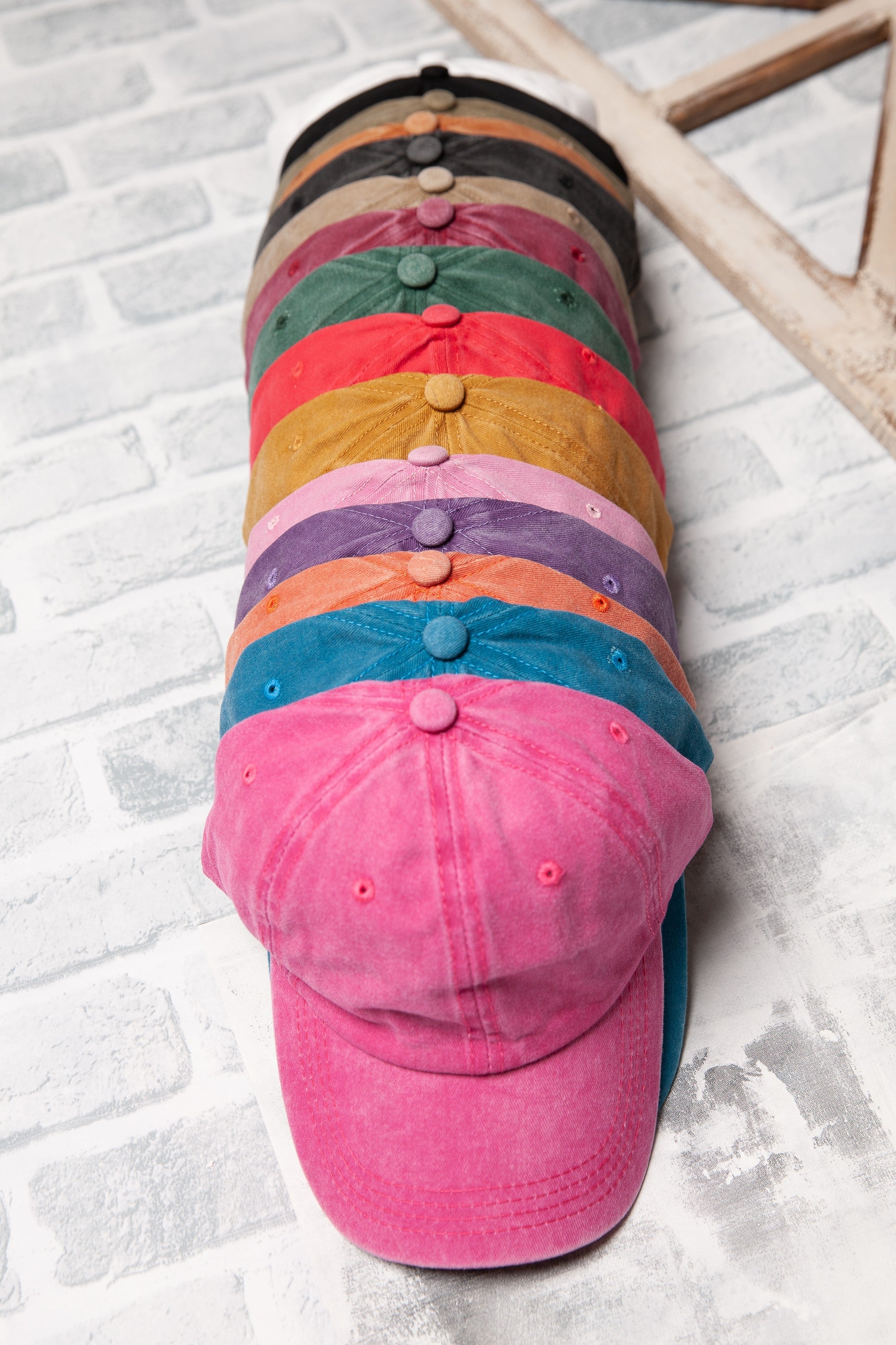 VINTAGE WASHED BASEBALL CAP - Image 2