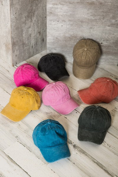 VINTAGE WASHED BASEBALL CAP - Image 5