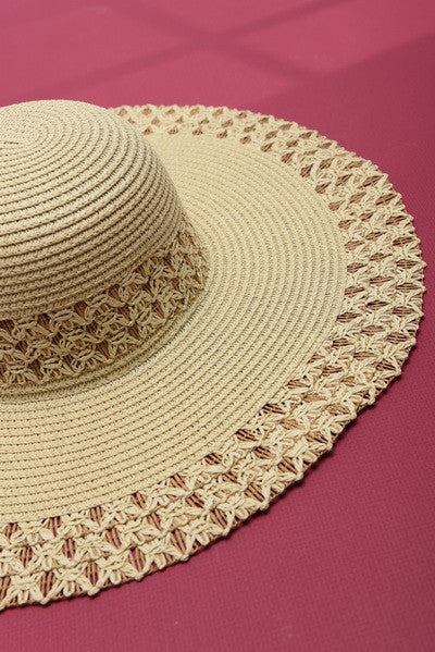 CLASSIC EDGE PANAMA STRAW SUN HAT - Image 5
