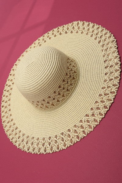 CLASSIC EDGE PANAMA STRAW SUN HAT - Image 8