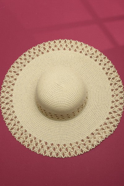 CLASSIC EDGE PANAMA STRAW SUN HAT - Image 2