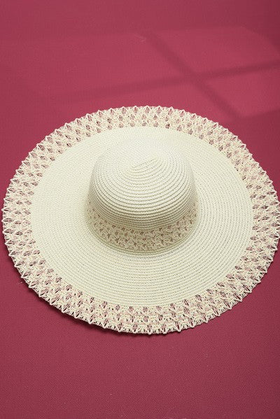 CLASSIC EDGE PANAMA STRAW SUN HAT - Image 3