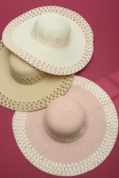 CLASSIC EDGE PANAMA STRAW SUN HAT