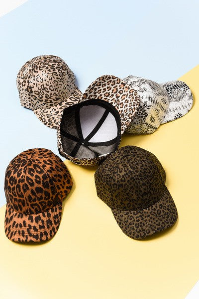 ANIMAL PRINT BASE BALL CAPS - Image 2
