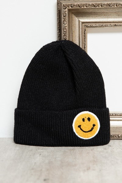 SMILEY FACE BEANIE HATS- HAPPY FACE BEANIE HATS - Image 4