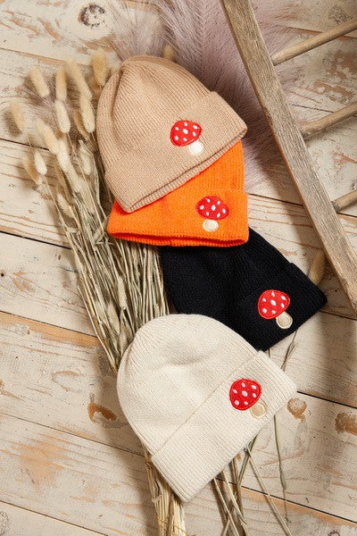 MUSHROOM BEANIE HATS