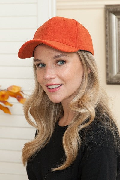 SUEDE VEGAN BASEBALL CAP - Image 3