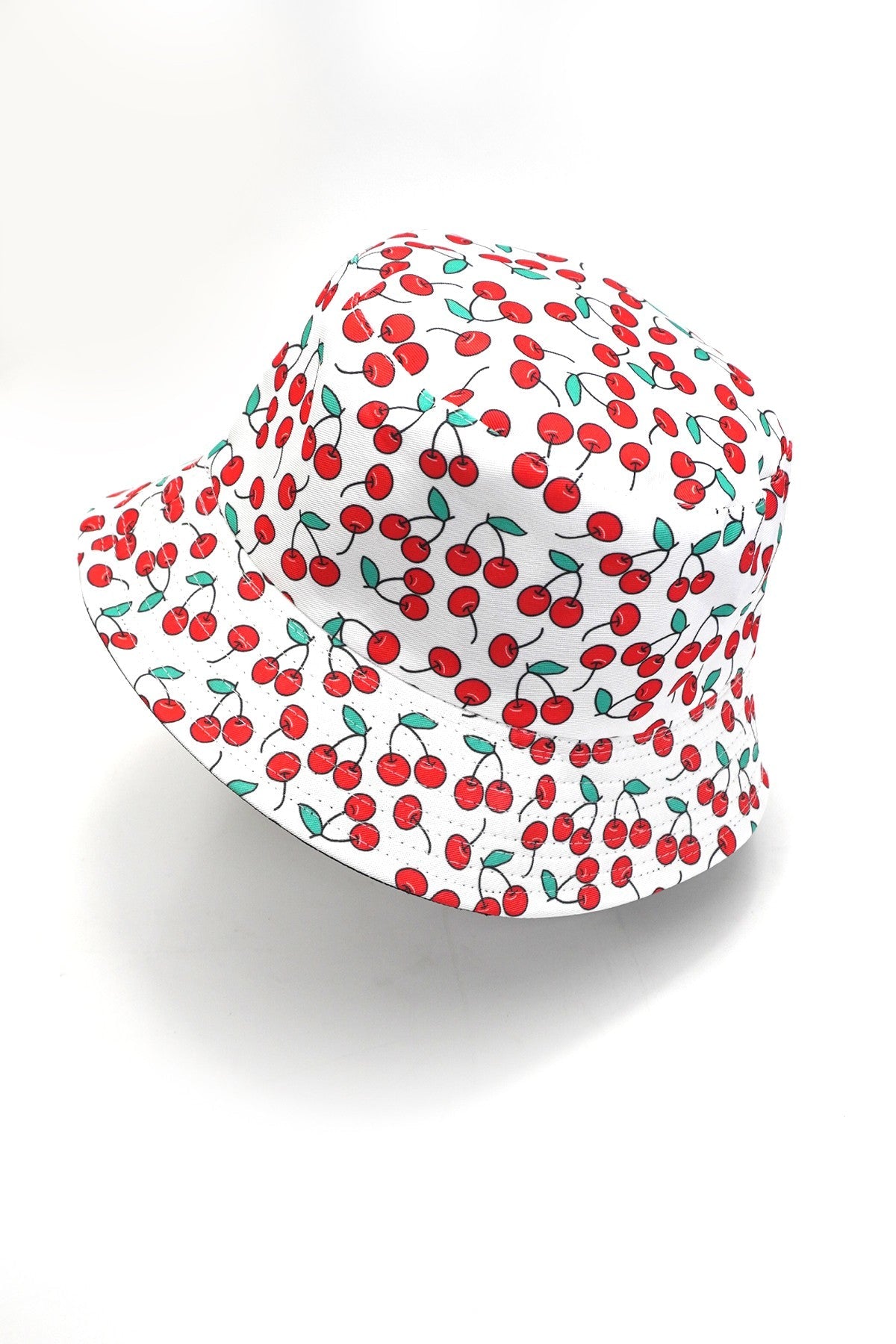 SUMMER FLORAL CHERRY BUCKET HAT - Image 5