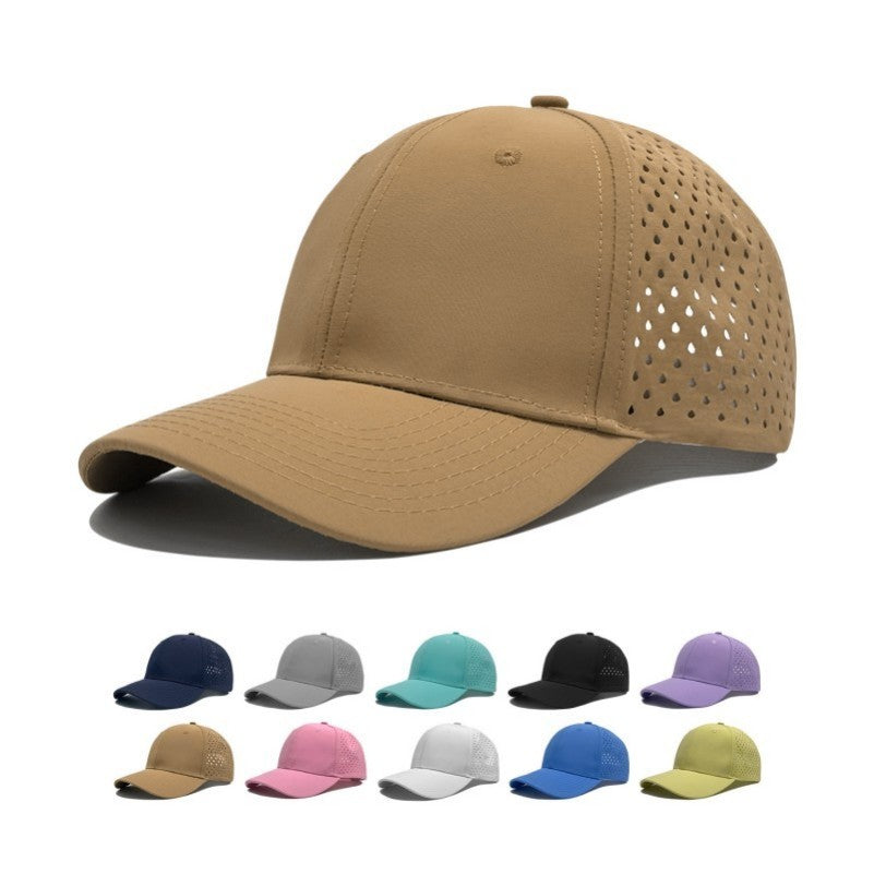 Stylish Breathable Laser-Cut Baseball Cap