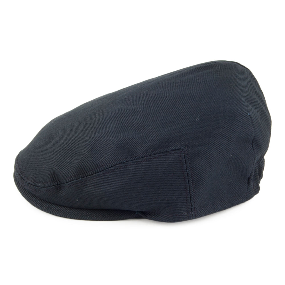 Navy Blue Baby Cotton Flat Cap - Image 2