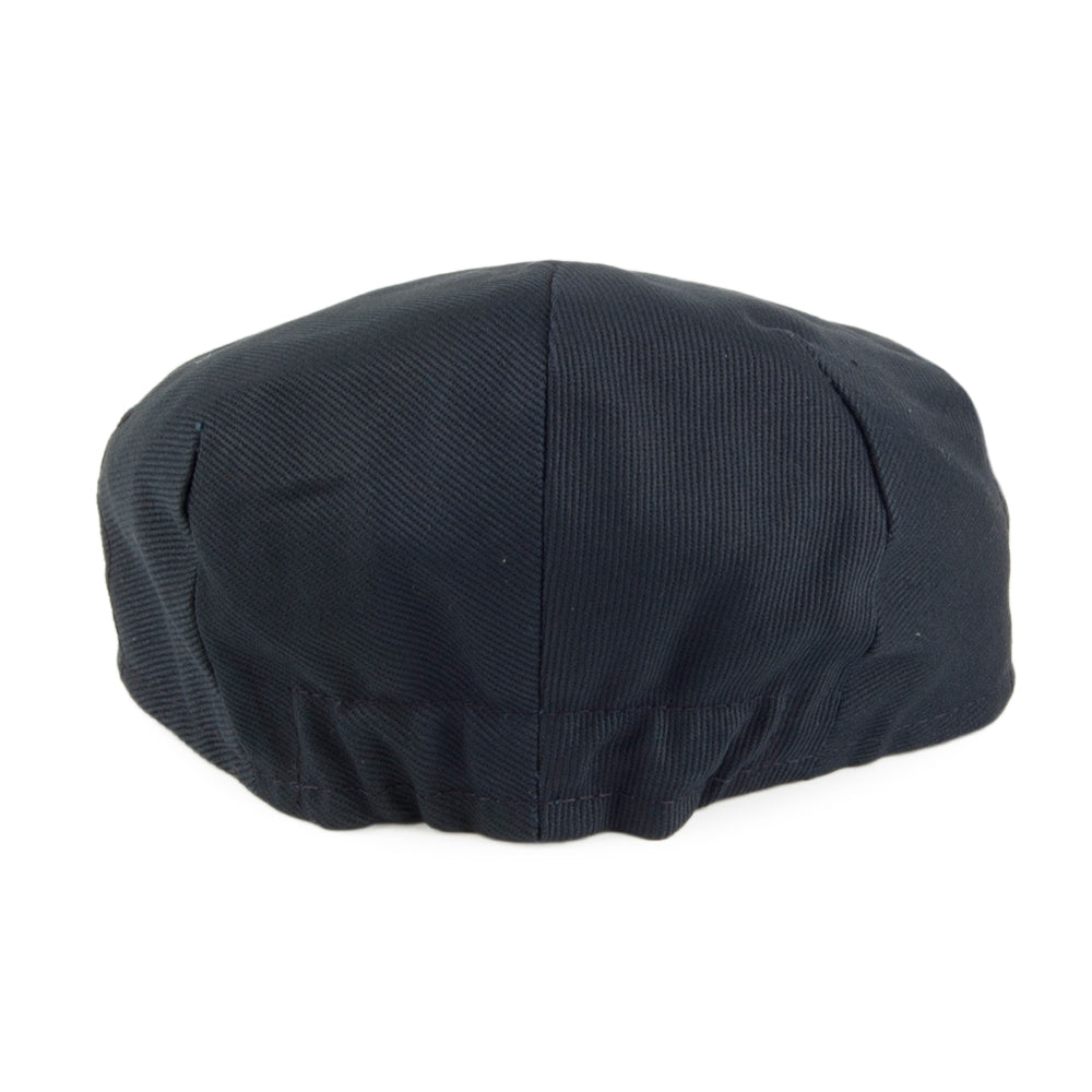 Navy Blue Baby Cotton Flat Cap - Image 3
