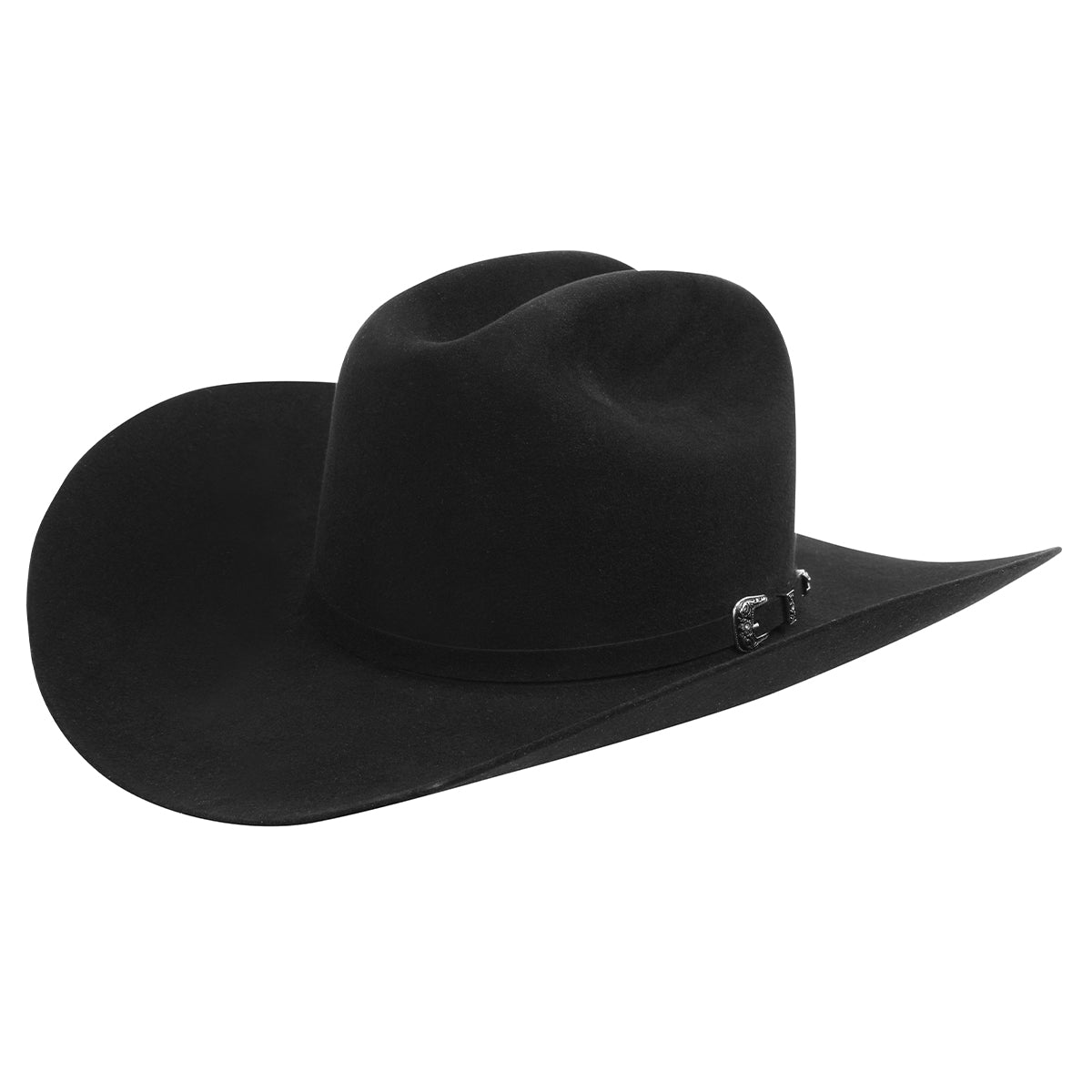 Cuernos Chuecos Chaparral 100X Black Fur Felt Cowboy Hat
