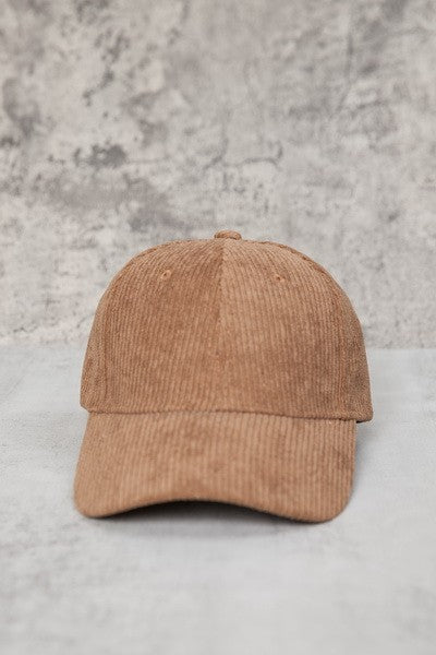 PLAIN CORDUROY BASEBALL CAP - Image 13