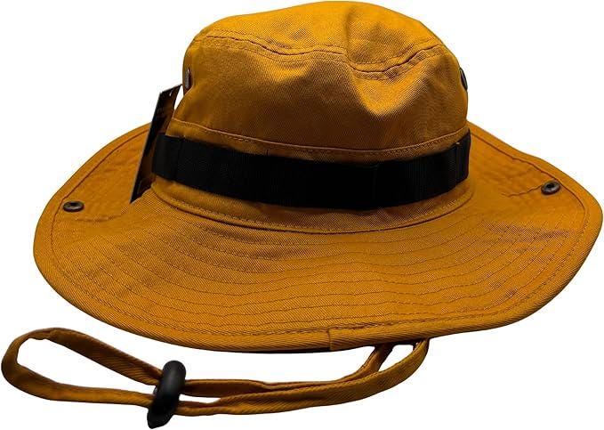 Cotton Boonie Hat- Adjustable UPF 50+ Outdoor Sun Protection- Embroidery Ready - Image 12