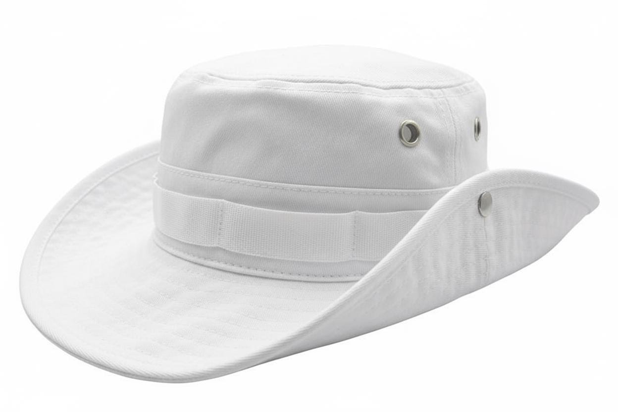 Cotton Boonie Hat- Adjustable UPF 50+ Outdoor Sun Protection- Embroidery Ready - Image 9