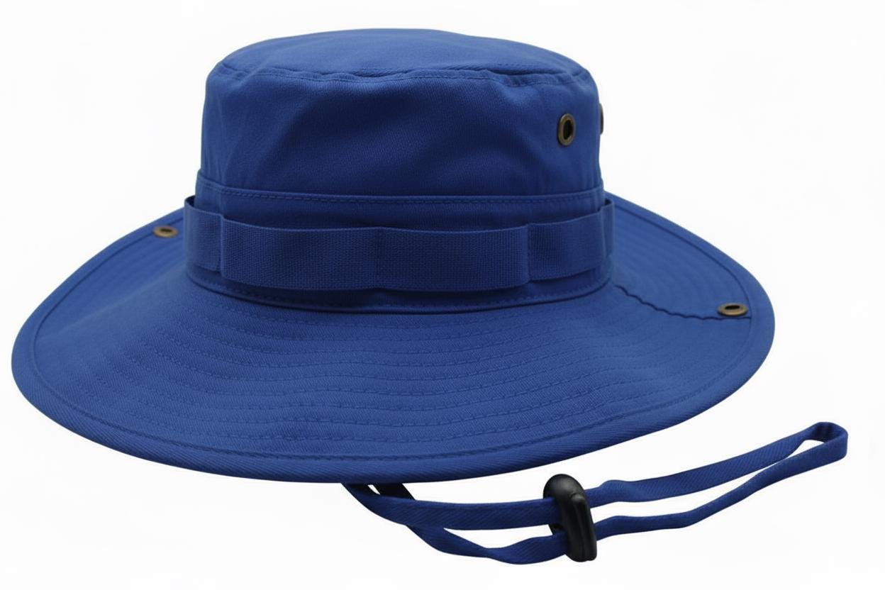 Cotton Boonie Hat- Adjustable UPF 50+ Outdoor Sun Protection- Embroidery Ready - Image 13