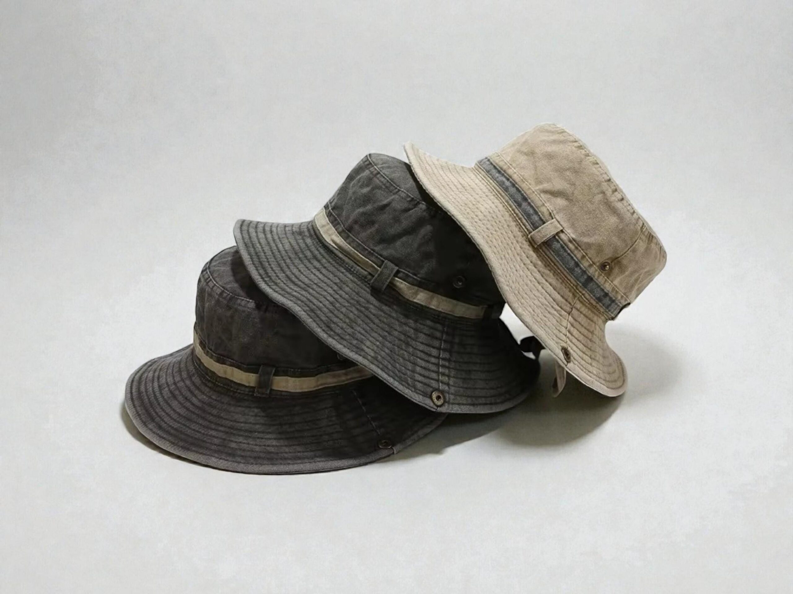 Cotton Bucket Hat| Unisex Solid Color Outdoor Cap - Image 7