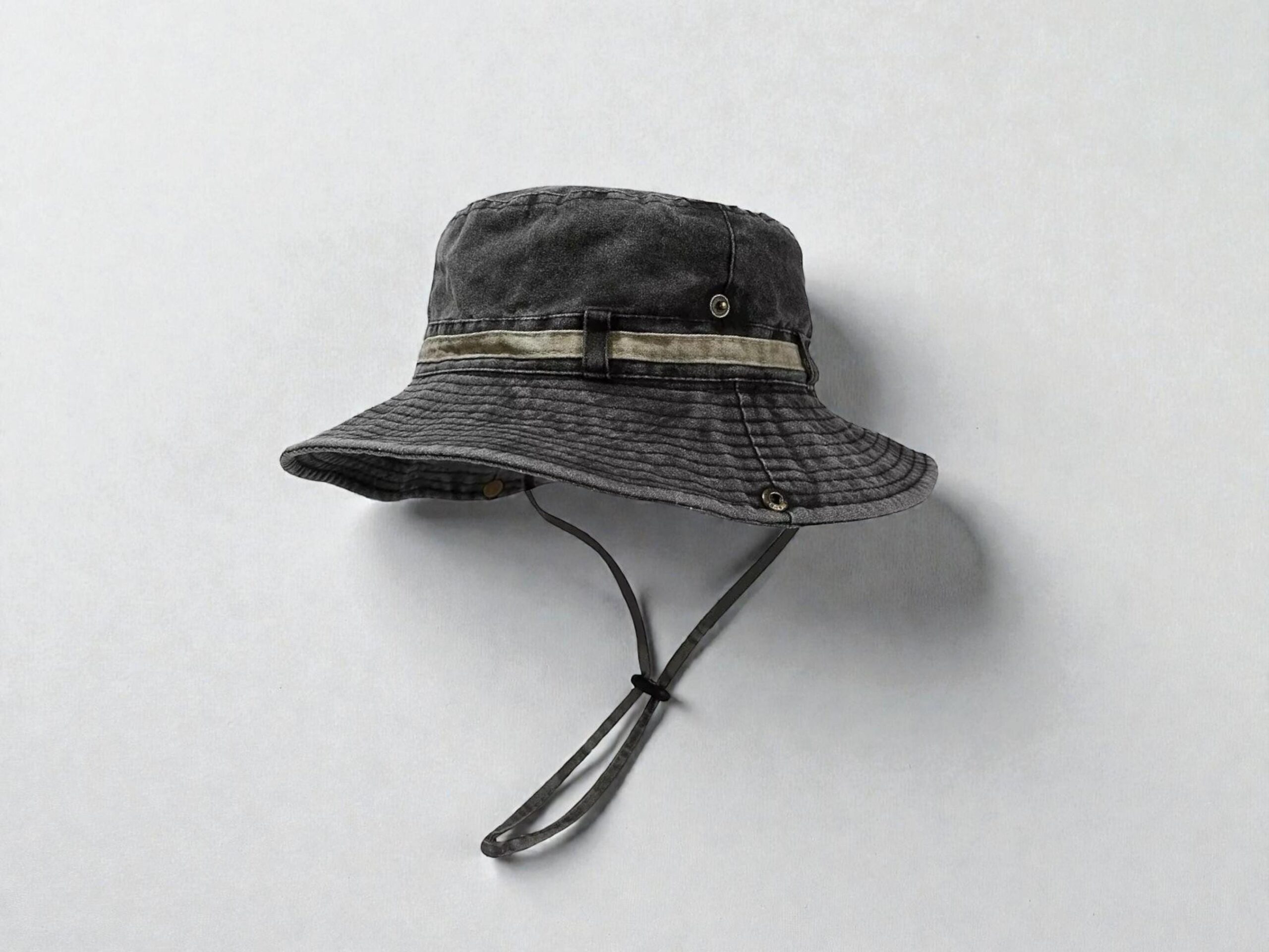 Cotton Bucket Hat| Unisex Solid Color Outdoor Cap - Image 6