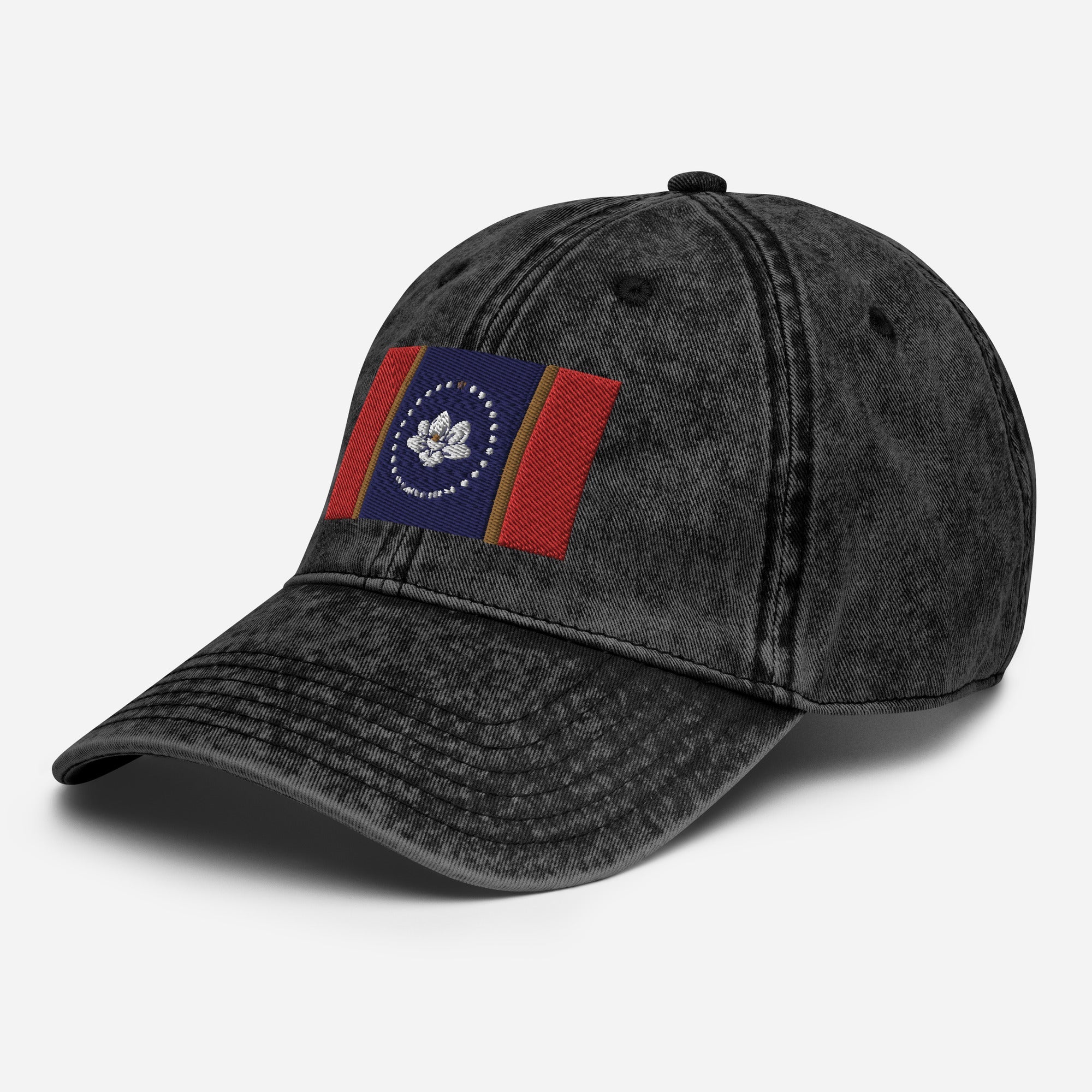 Mississippi Flag Vintage Cotton Twill Cap