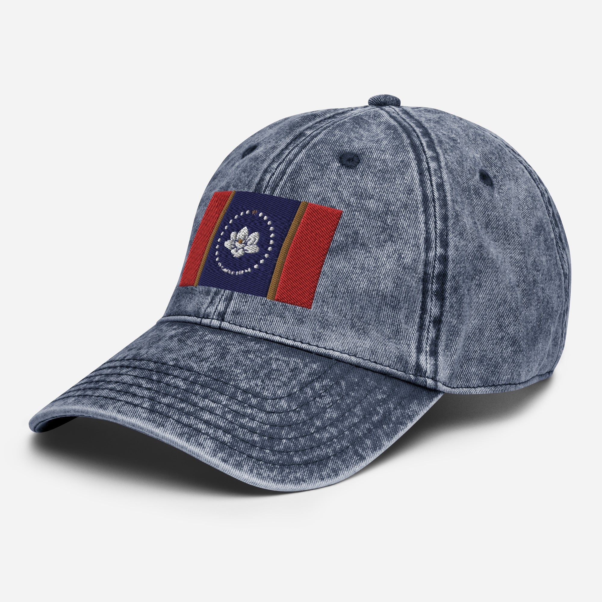 Mississippi Flag Vintage Cotton Twill Cap