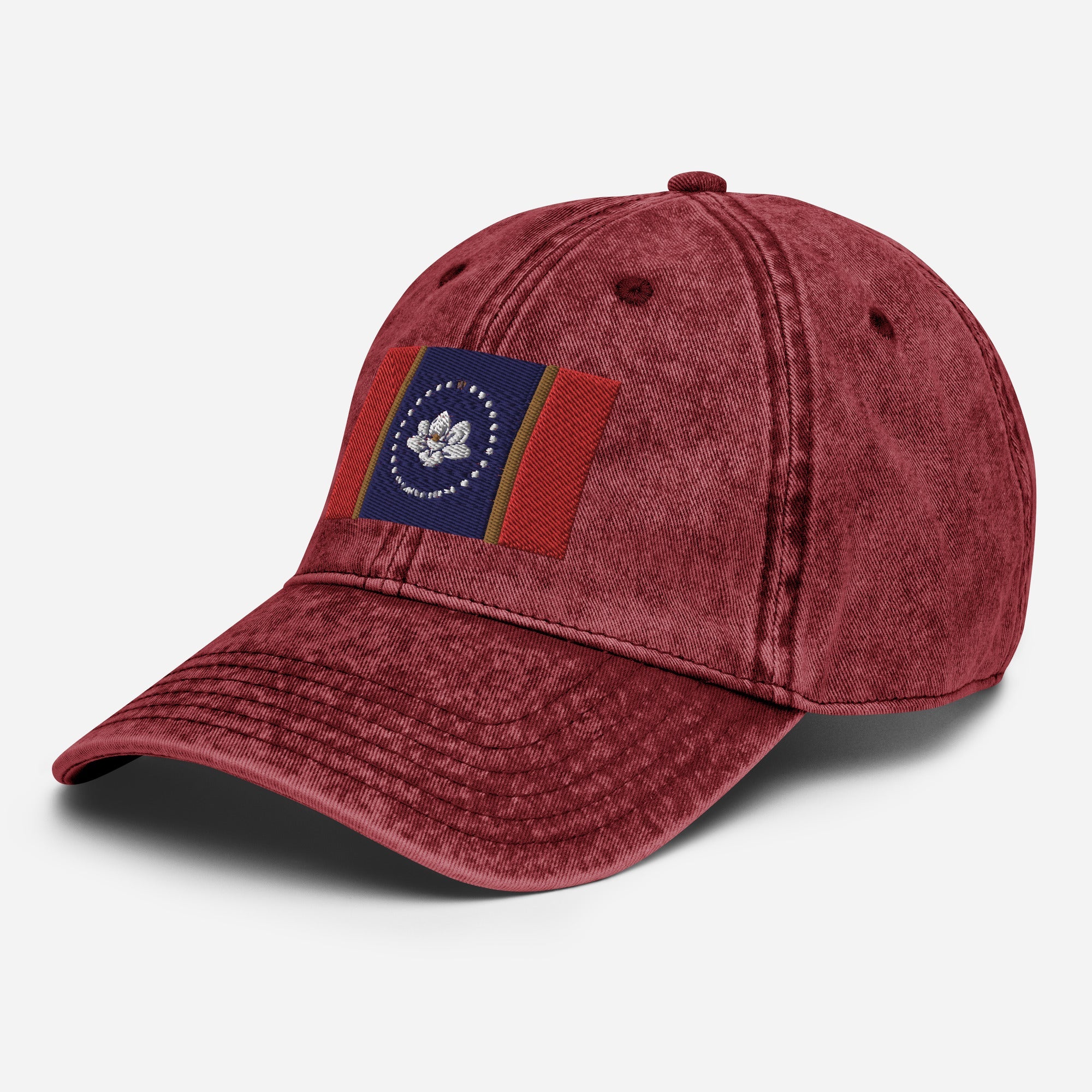 Mississippi Flag Vintage Cotton Twill Cap
