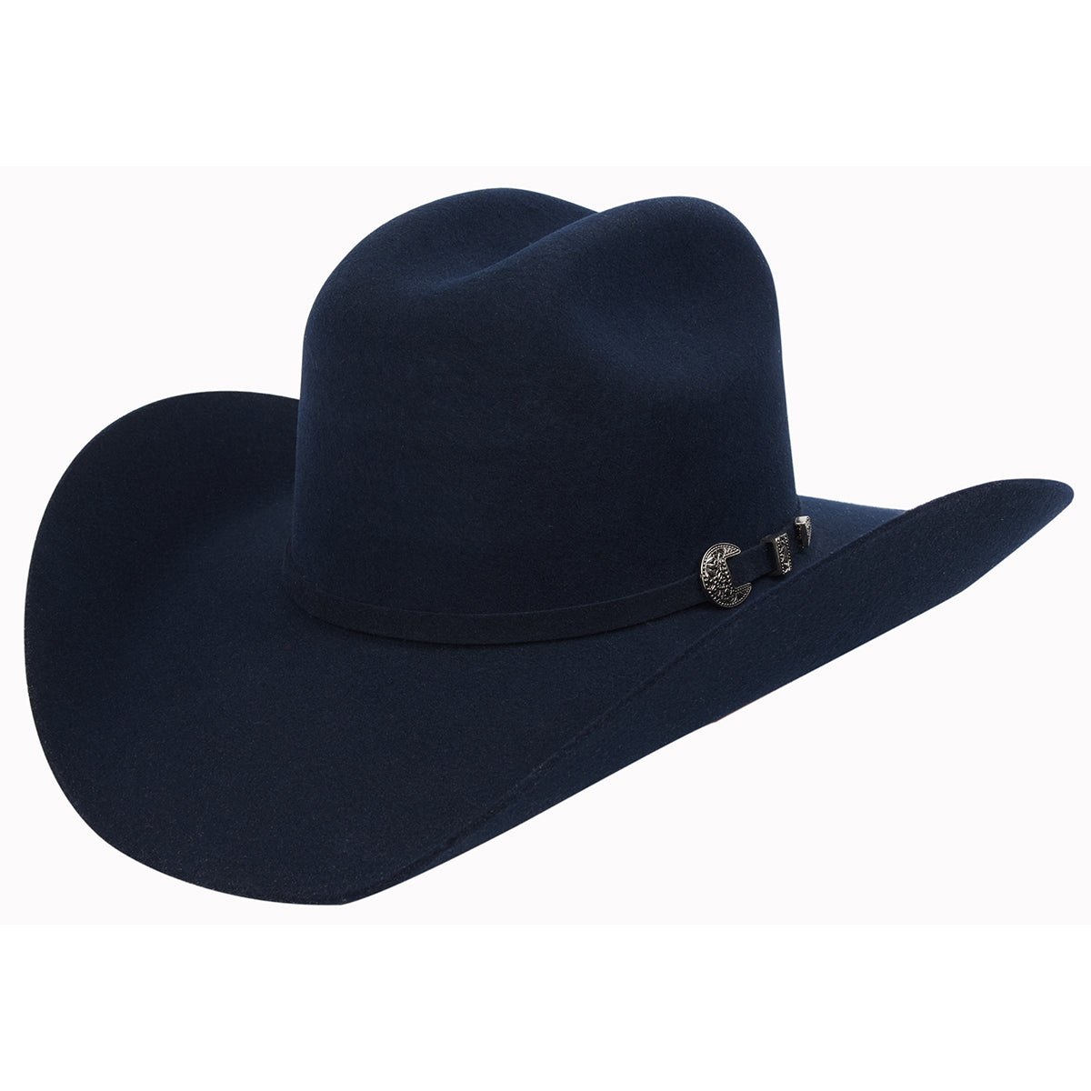 Tombstone Este Oeste Navy Blue Felt Cowboy Hat