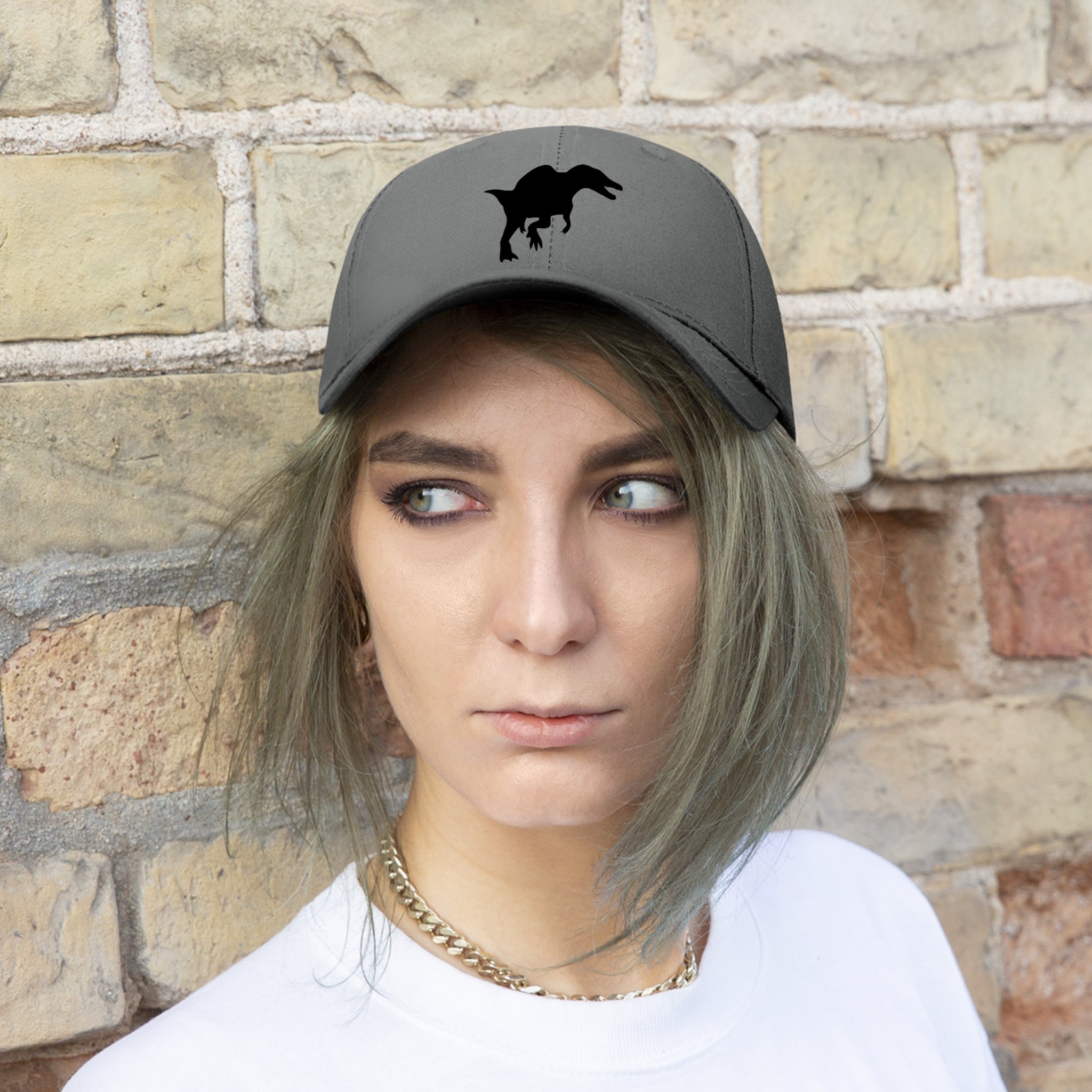 Tyrannosaurus Rex Twill Hat | Paleontologist Gift for Dinosaur Lovers