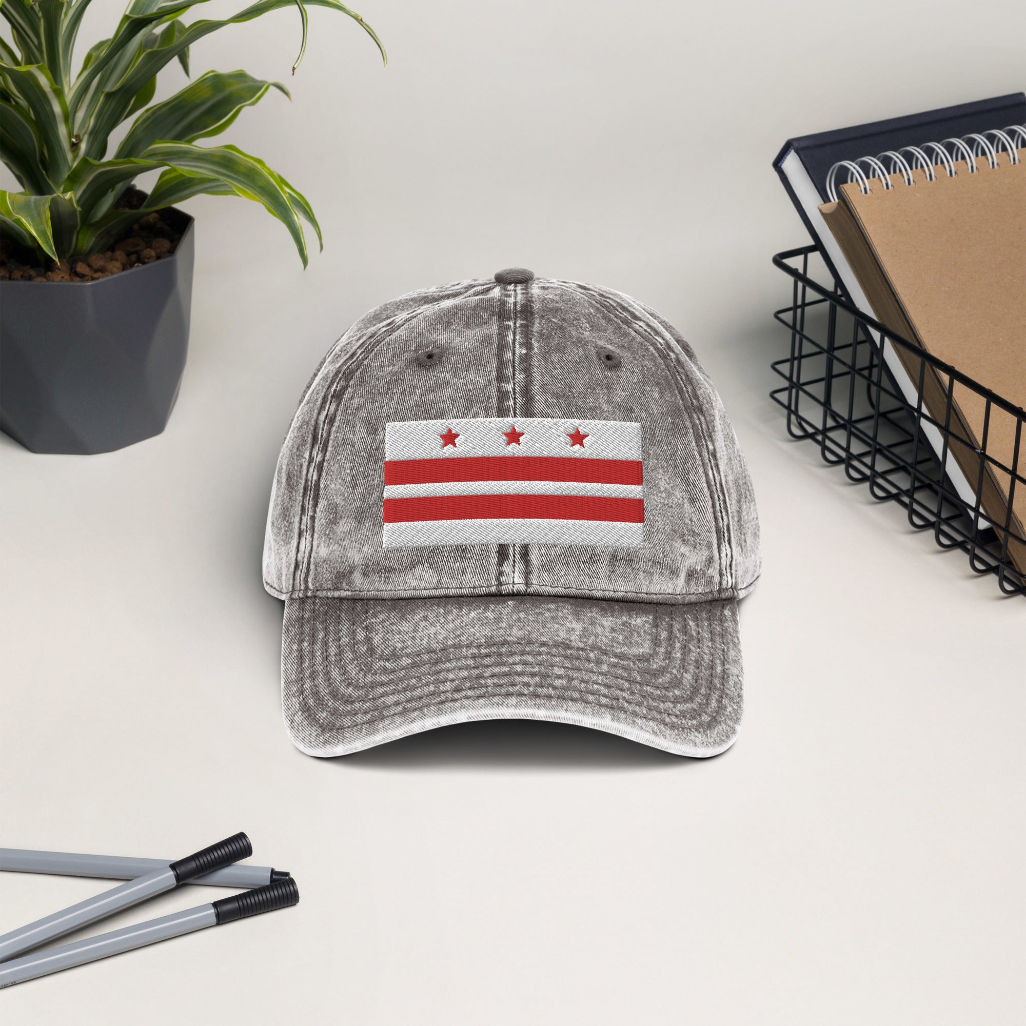 Washington Flag Vintage Cotton Twill Cap